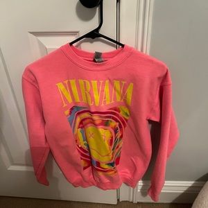 Girls nirvana crewneck
